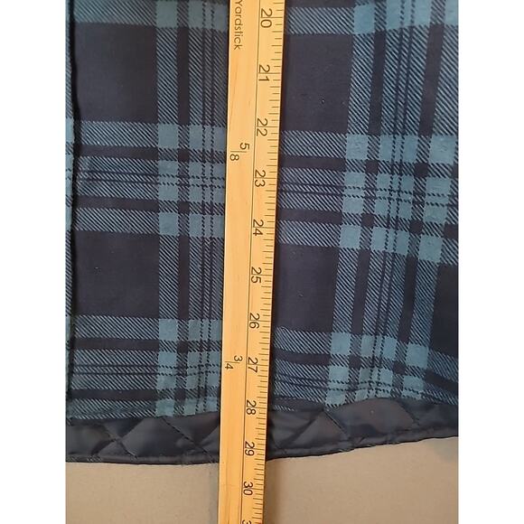 VTG Fieldmaster Quilt-Lined Shacket Blue Plaid Men’s L Made in USA - Picture 5 of 5